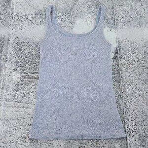 New York & Company Women Top Gray Tank Top Shirt Size XS